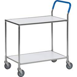 Staples Kongamek 76 x 43 Valkoinen/Sähkösinkitty Pöytävaunu