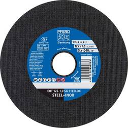 Pferd Kapskiva, Rak, 125x1,6mm SG INOX