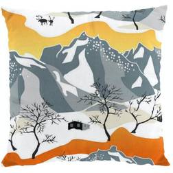 Arvidssons Textil Norrland Kuddöverdrag Orange, Grå