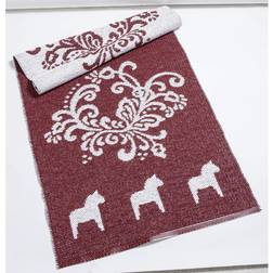 Arvidssons Textil Kurbits Vit, Röd cm
