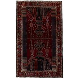 Arkiio Handknuten Persisk Shiraz 148x244 Svart, Röd