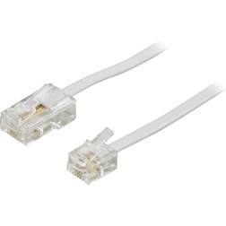 Deltaco Telefonkabel RJ45-RJ11 3m