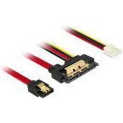 DeLock 85234 SATA-kablar + 4-pin