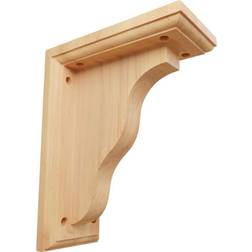 Ekena Millwork Supports Traditionnels En Bois Hamilton BKT03X07X09HARO 3 1/2 L x 7 P x 9 H Ch