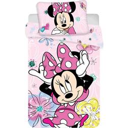 Disney Minnie Mouse Butterfly Toddler Bed Linen 100x135cm