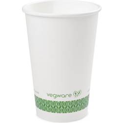 Gobelets boissons chaudes compostables Vegware blancs 45,5 cl (x1000) Lot de 1000 Blanc