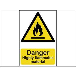 Scan Danger Highly Flammable Material