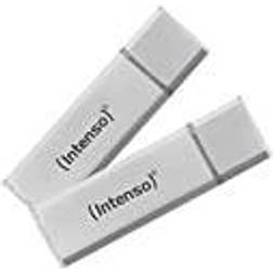 Intenso USB 3.2-Stick Ultra Line, 32 GB 2er Pack, silber