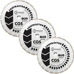 Spectrum X3-CGS-115/22 Contractor Diamond Blade Triple Pack 115mm