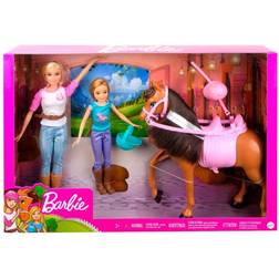 Mattel Barbie Sisters with Horse GXD65