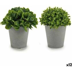 Decorative Plant Grey Green Plastic 13