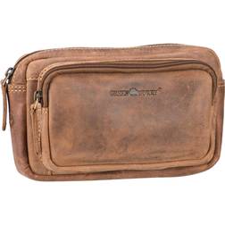 Greenburry Leder Bauchtasche mit Vorfach 16x8cm 1743B Shop