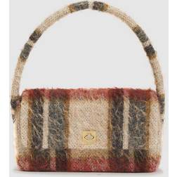 Anine Bing Nico Bag OATMEAL PLAID OSIZE