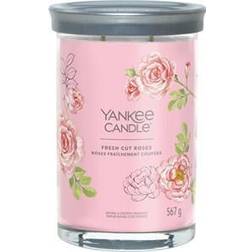 Yankee Candle Signature Fresh Cut Roses Scented Candle