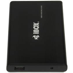 iBox HD-01 HDD-Gehäuse 2.5 Zoll (2.5" Festplattengehäuse, Schwarz