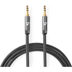 Nedis Premium minijack Metalgrå 2m