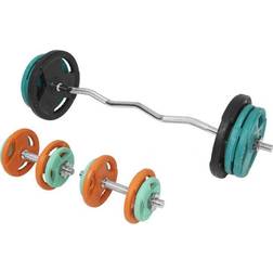 Gorilla Sports Curlstang Håndvægte Trigrip S 70 kg