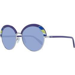 Emilio Pucci Lilla Oval Solbriller - Gradient Blå