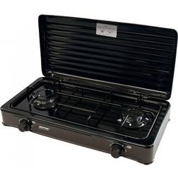 MPM Cuisinière À Gaz Portable Pour Le Camping KN-02/1KB Negro