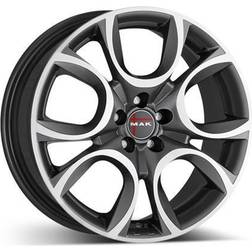 Mak Torino Gunmetal Machined Face 6.5x16 4/98 ET35 B58.1