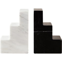 Printworks Bookend Black/white Marble Dekorationsfigur