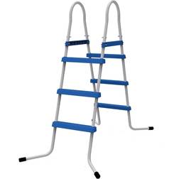Jilong JLeisure 43-in Aluminum A-frame Pool Ladder with Hand Rail 211284