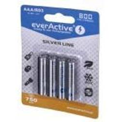 everActive Rechargeable batteries Ni-MH R03 AAA 800 mAh Silver Line 2 pieces