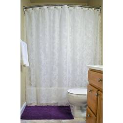 Design Imports Zingz Thingz Flower Blossom Lace Shower Curtain, CAMZ33455