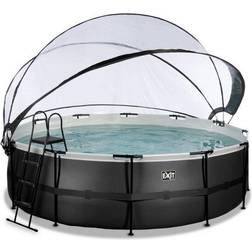 Exit Toys Black Leather Pool Ø488 cm