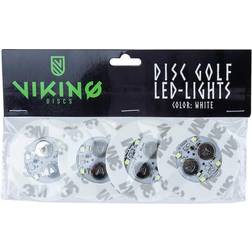 Viking Discs LED-valo frisbeegolfkiekkoon, valkoinen (4kpl)