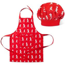 Solstickan Kockmössa Apron Red (29.5x20cm)