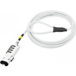 Mobilis 001330 Cable Antirrobo Blanco 1.8 m