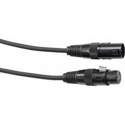 Eurolite DMX cable XLR 5pin 1m bk