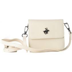 Beverly Hills Polo Club Women's Handbag 2021-WHITE White (11 x 13 x 5 cm)