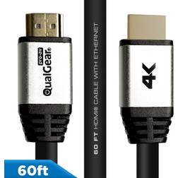 QualGear High Speed Long HDMI 2.0