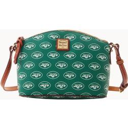 Dooney & Bourke NFL Jets Suki Crossbody Med Wristlet