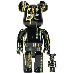 Medicom Toy BE@RBRICK The Matrix Resurrections 100% and 400% Black