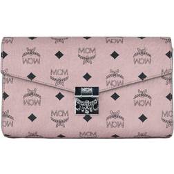 MCM Diamond Logo Clutch Crossbody Väska - Rosa