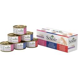 Schesir Natural Blandet pakke: Mix: 3 varianter kattemad