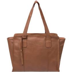 Pure Luxuries Alexandra Leather Handbag - Tan