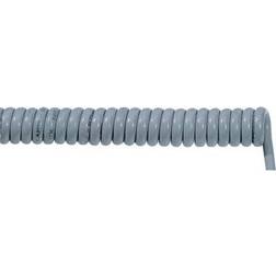 Lappkabel LAPP 70002671 Spiralkabel ÖLFLEX SPIRAL 400 P 1000 mm 3000 mm 12 G 1 mm² Grå 1 stk