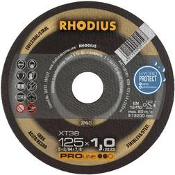 Rhodius XT38 205701 Skärskiva rak 180 mm 22,23 mm 1 st Rostfritt stål, Stål