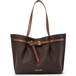 Michael Kors Emilia Large Logo Tote Bag - Brown