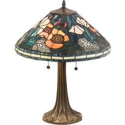 Tiffany Poppy Cone Table Lamp