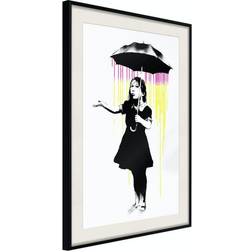 Artgeist Affisch Girl with Umbrella Poster