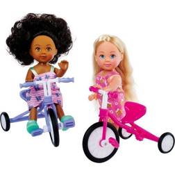 Simba Dolls Evi Love Friends on bicycles