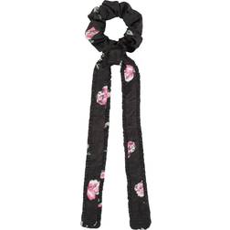 Ganni Scrunchie Krusad Satin Volang Hårsnoddar