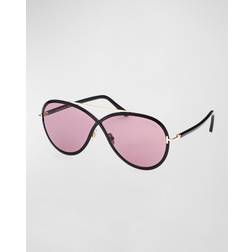 Tom Ford Twist Acetate Aviator SHINY ROSE