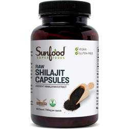 Raw Shilajit Capsules. Potent Adaptogenic Herb.