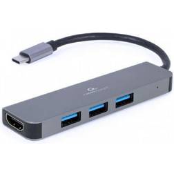 Gembird 3-port USB typ C